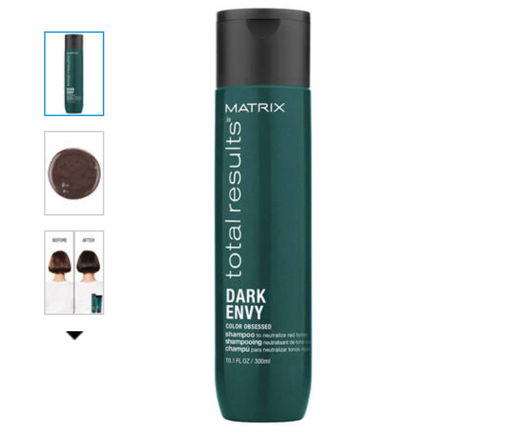 MATRIX Total Results Dark Envy Color-Depositing Green Shampoo 1.7